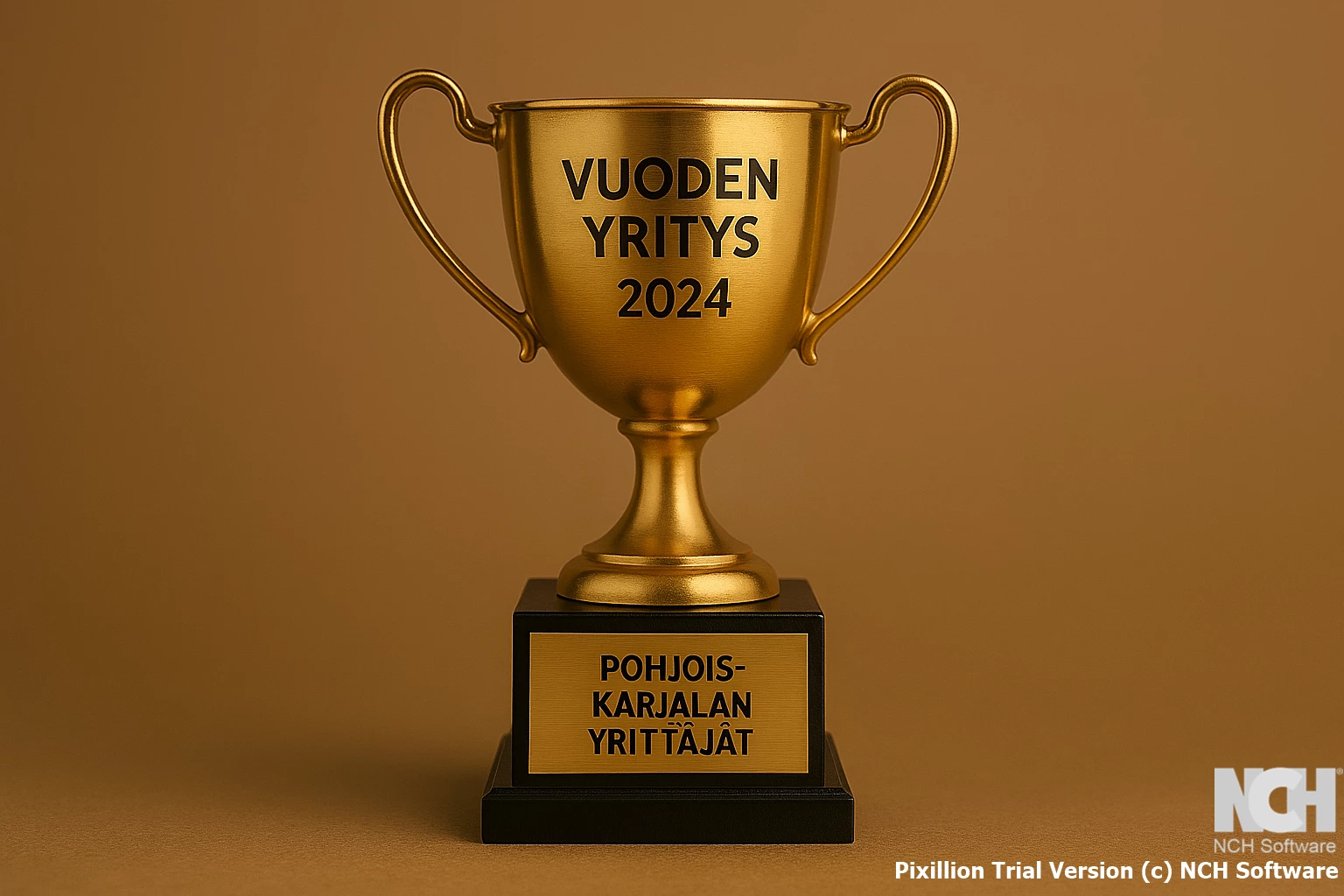 Voittopokaali, vuoden yrittäjä
